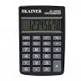Калькулятор карман SKAINER SK-108N-BK, 8-разр, питание: батарея, 88*58*10 мм 